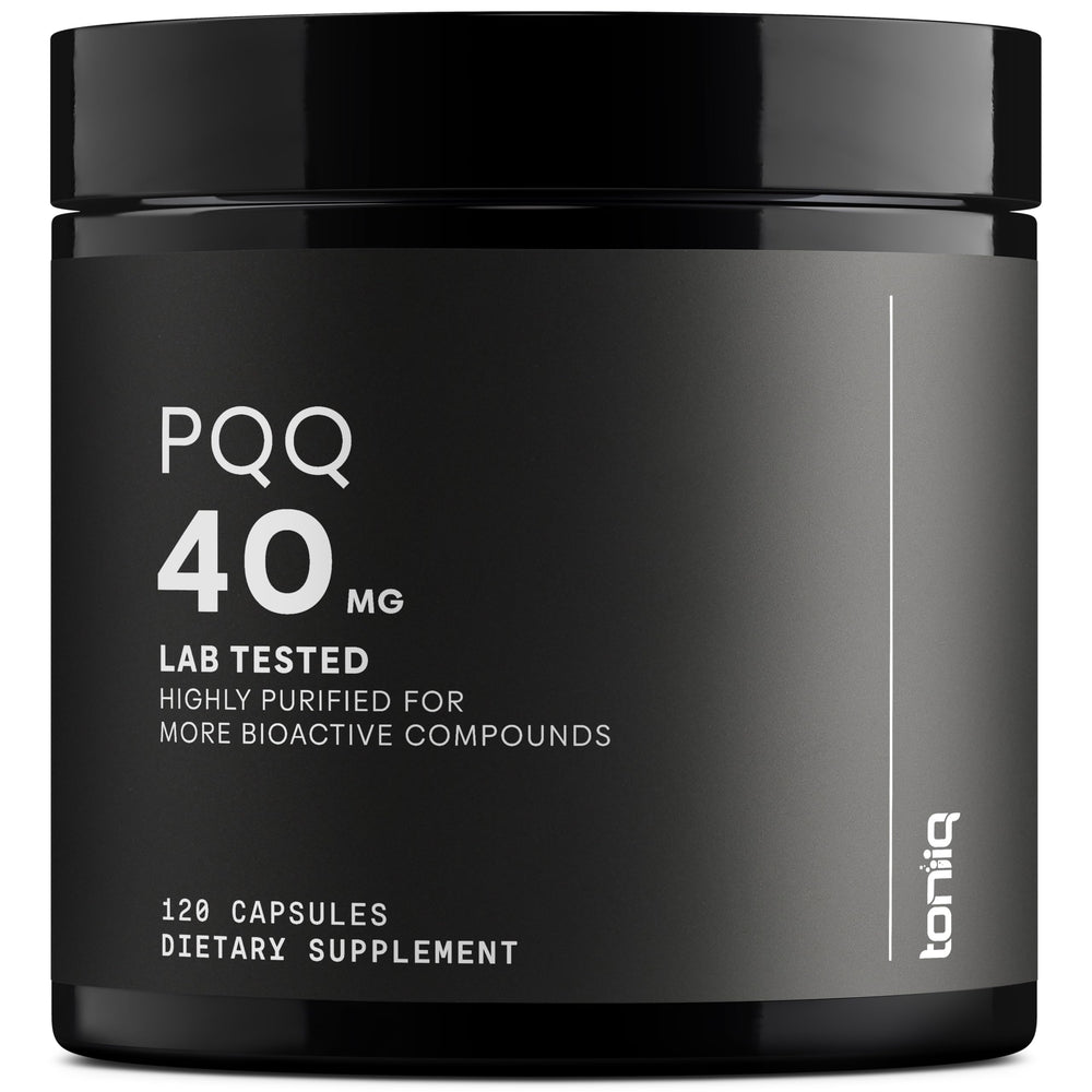 Toniiq PQQ 40mg bottle – front view