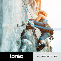 Product packaging side view showing bottle and label