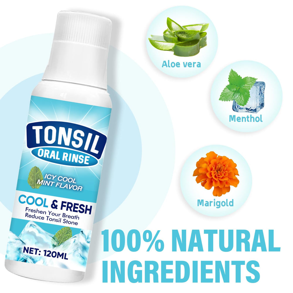 Lifestyle image representing fresh breath after using mouthwash