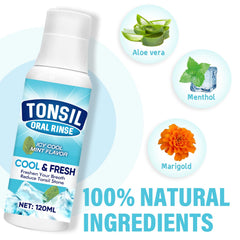 Lifestyle image representing fresh breath after using mouthwash