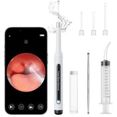 Tonsil Stone Remover with Camera in White - front view
