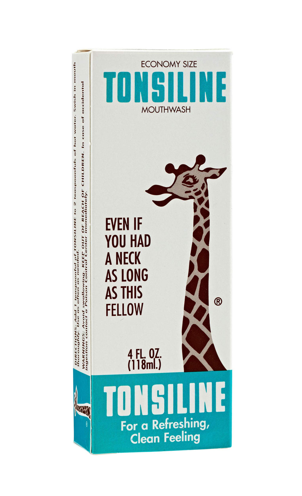 Tonsiline Throat Gargle Mouthwash bottle and label