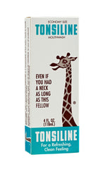 Tonsiline Throat Gargle Mouthwash bottle and label