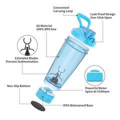 BPA-free AS material shaker body with leak-proof seal