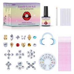 120 crystals included in Tooth Gems Kit for Teeth