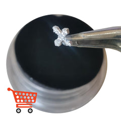 Teeth surface prepared for bonding