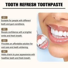 Smiling person showing bright teeth after use