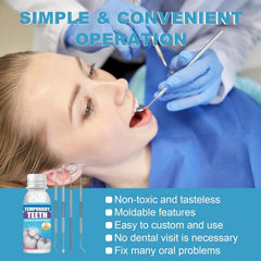 Close up of the 30 ml dental beads