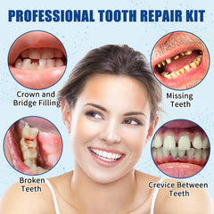 User-friendly dental care kit for repairing chipped teeth
