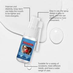 Chamomile and peppermint ingredients on bottle label