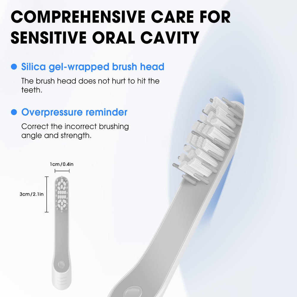 Toothbrush head back scraper for mouth care