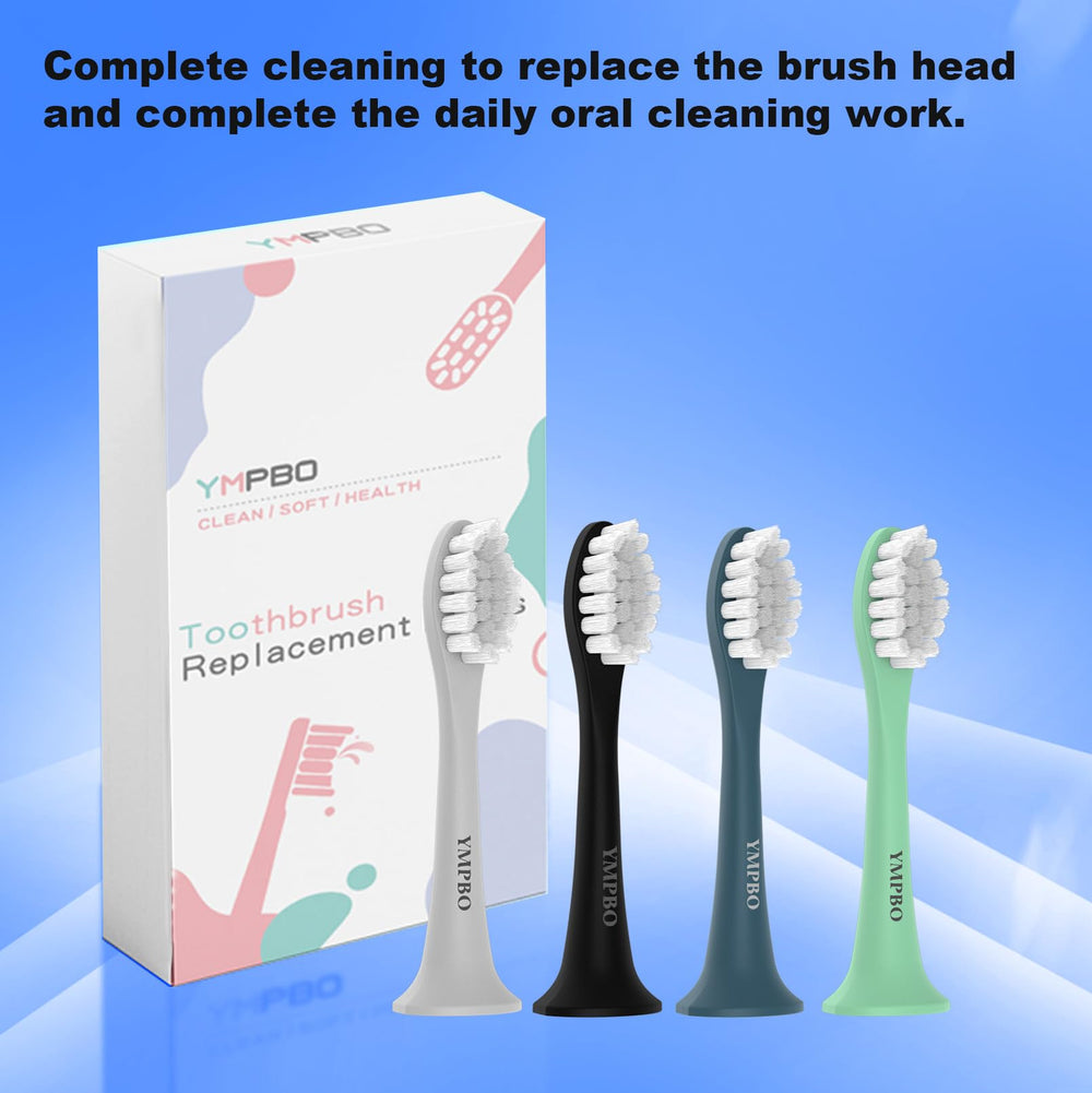 Black replacement brush heads for Suri Electric Toothbrush