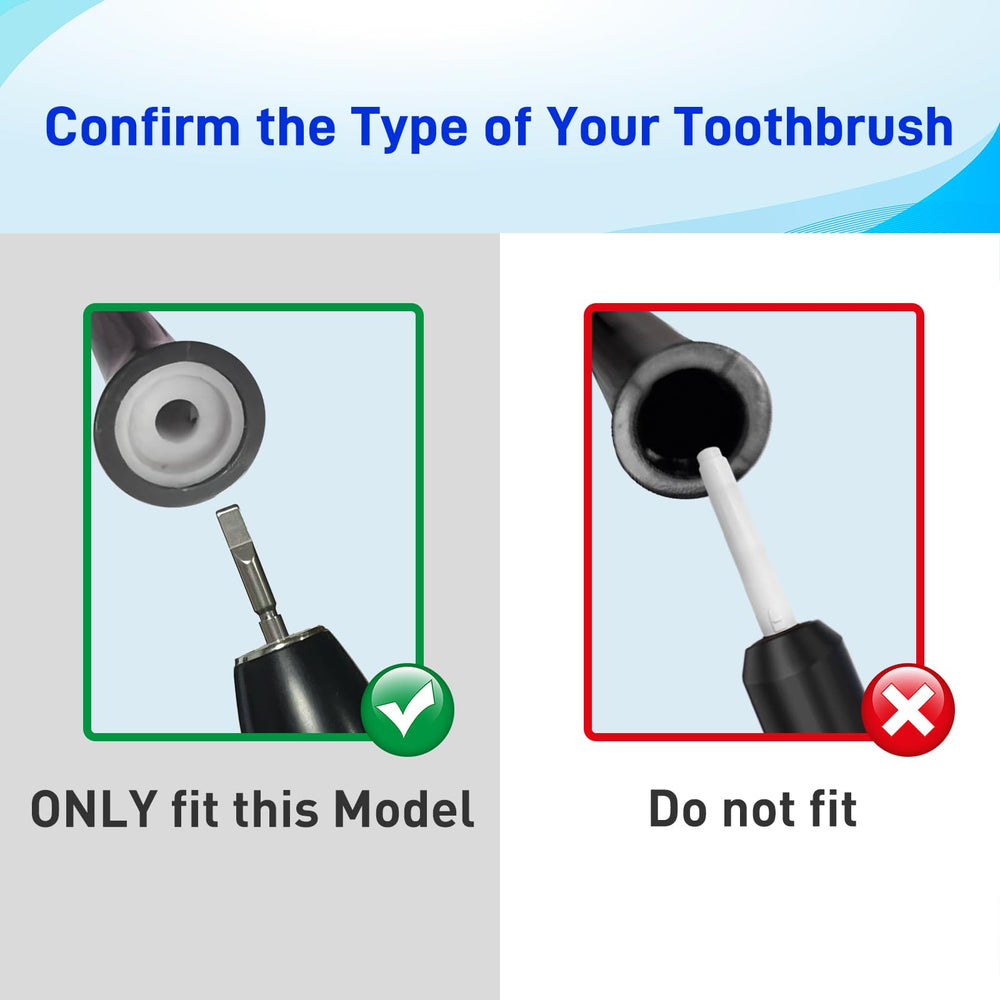 Rtauys S5 compatible replacement brush heads in black - 10 count