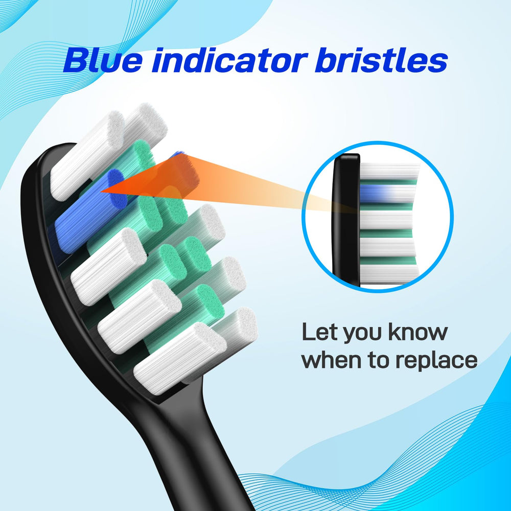 Toothbrush head replacement for Rtauys S5 – medium bristles for whitening and gum health
