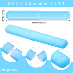 60-piece blue toothbrush holder