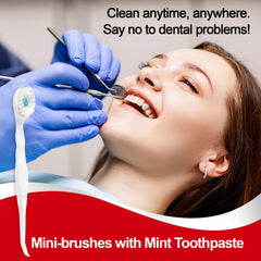 Toothbrush packaging showing production date for freshness