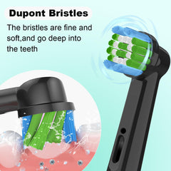 Close-up of bristles on Oral-B iO replacement head