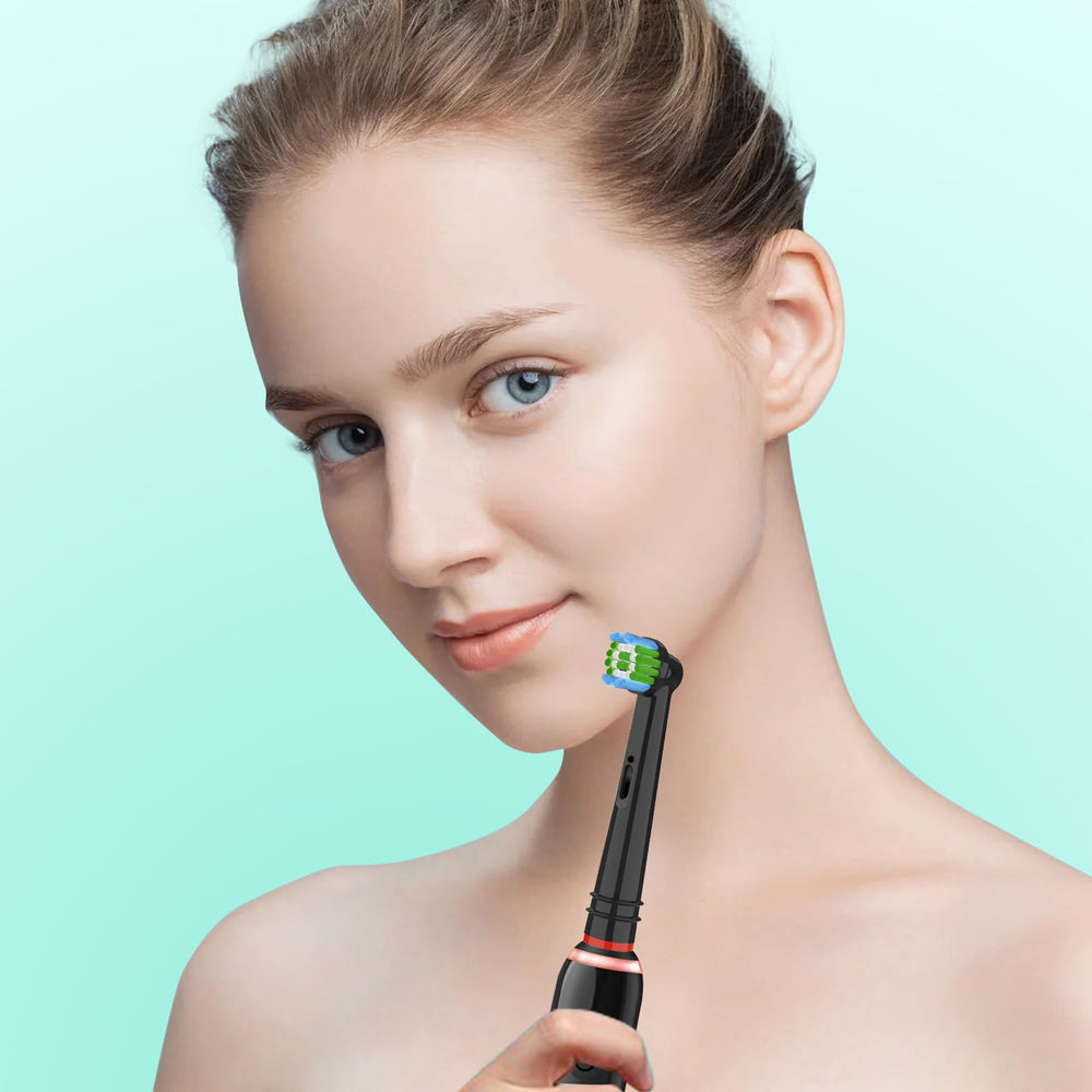 Premium Oral-B iO replacement heads in use