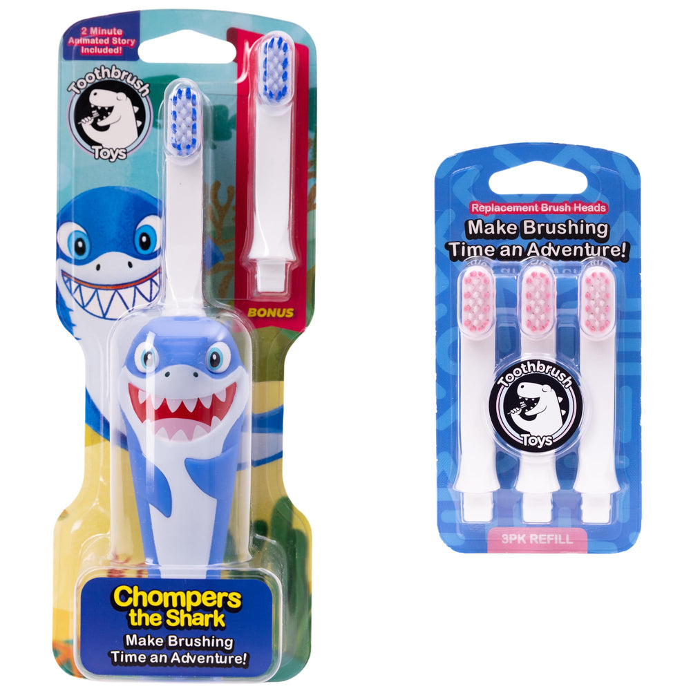 Hero image of Toothbrush Toys Chompers The Shark Bundle