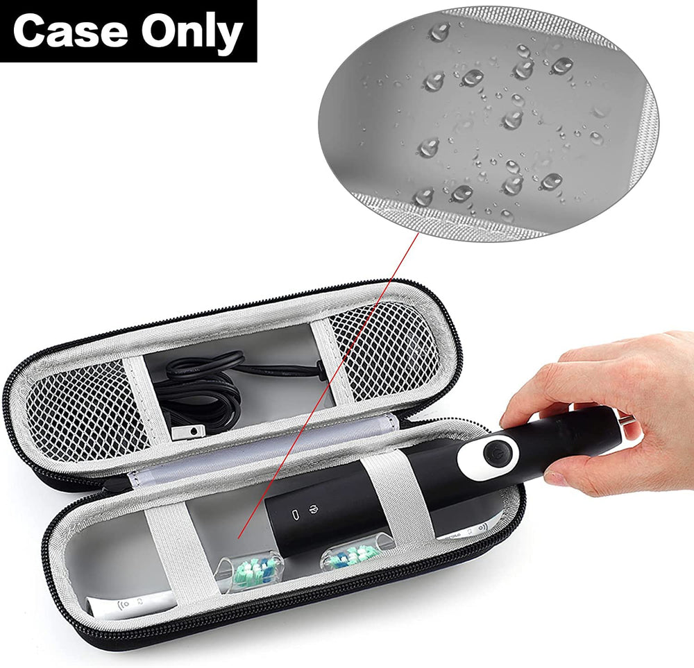 Mesh pocket for brush heads and accessories