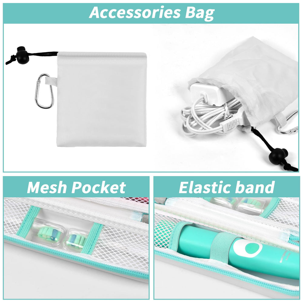 Sturdy carry handle on the travel case