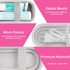 Mesh pockets for accessories inside the case
