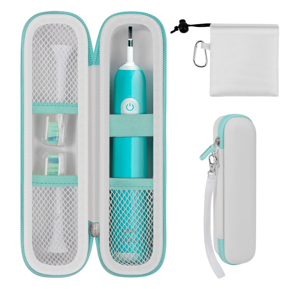 Mesh pocket for accessories inside the travel case