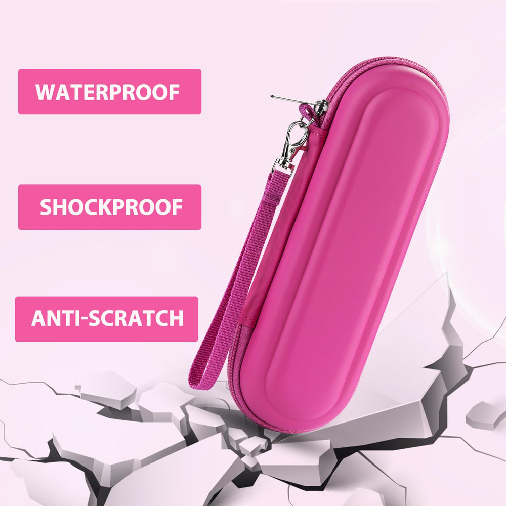 Travel case attached to a backpack for easy transport