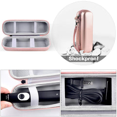Compact travel case dimensions 8.6 x 2.7 x 2.7 inches