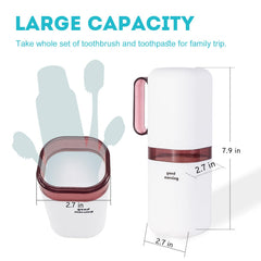 Two section design showing wash and storage function