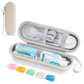 Starlight toothbrush travel case exterior with zipper