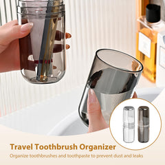 Product packaging for the toothbrush travel case