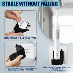 Secure wall mounting with strong adhesive tape for a stable installation