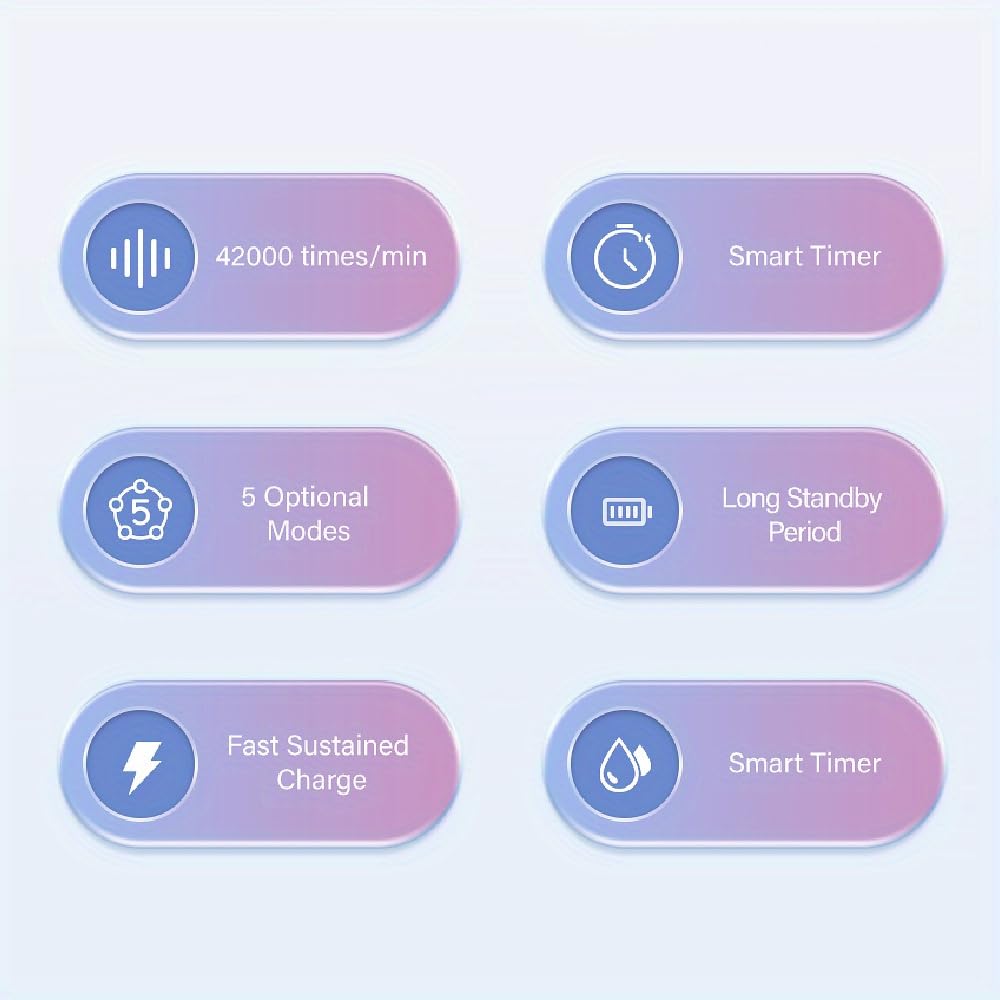 Gift-ready black electric toothbrush set with case