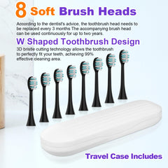 Packaging and accessories for the black whitening toothbrush