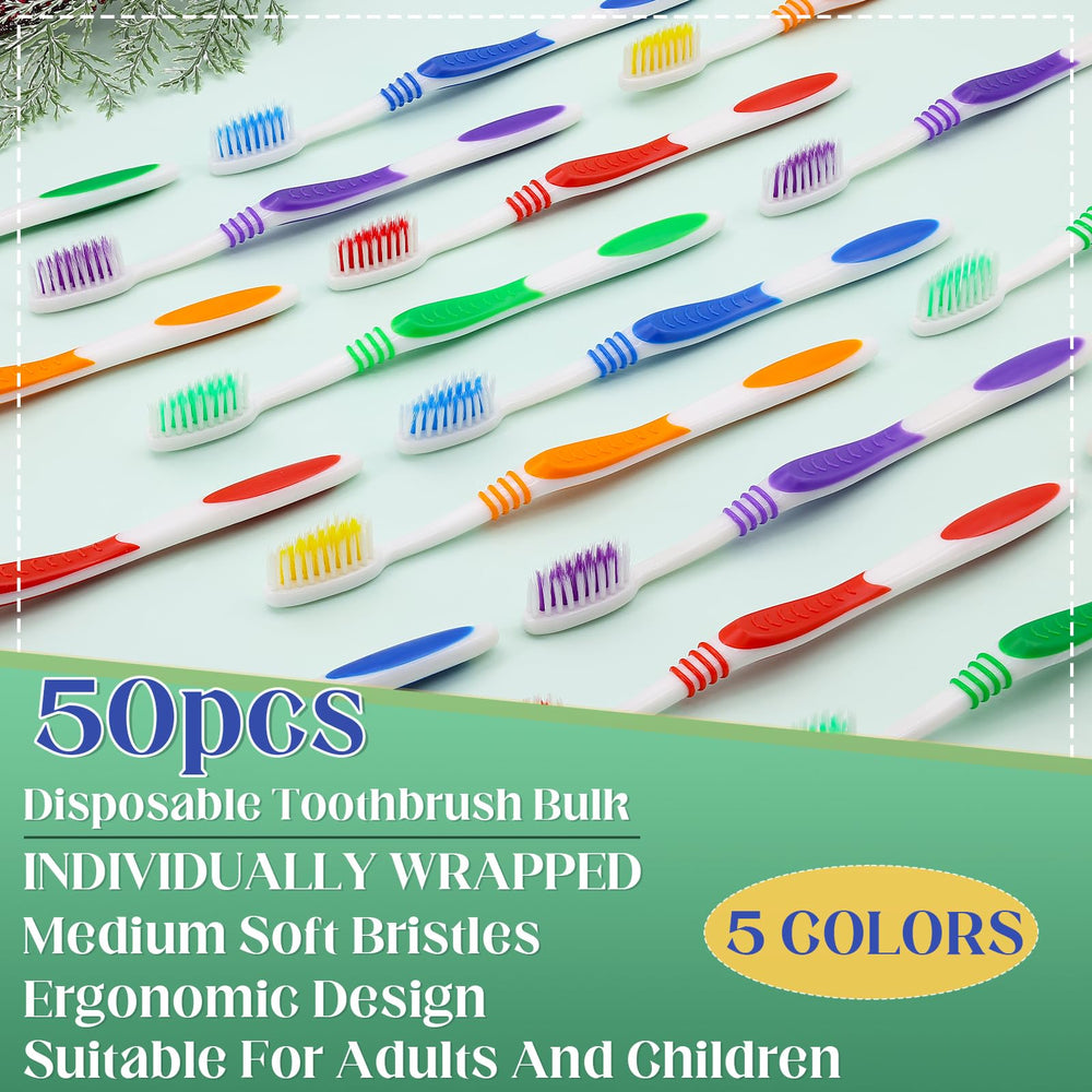 Soft medium-bristle toothbrush for effective cleaning
