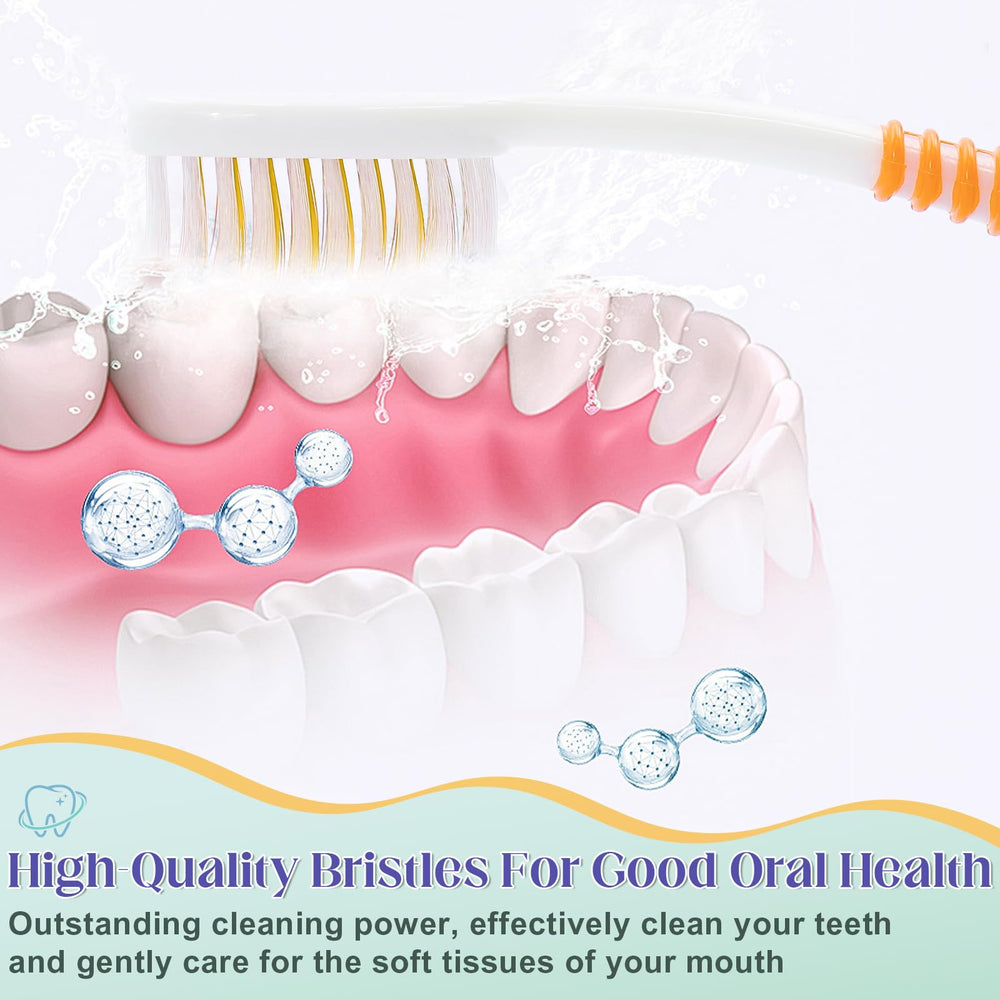 Hygienic, independently wrapped toothbrushes