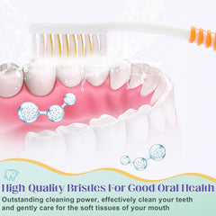 Hygienic, independently wrapped toothbrushes