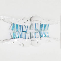 Gentle bristles for plaque removal between teeth