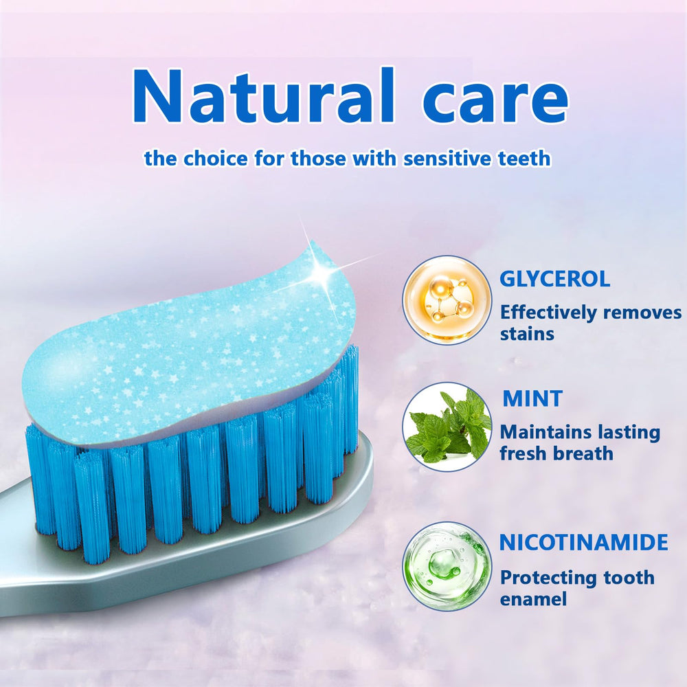 Toothpaste suited for braces and sensitive teeth