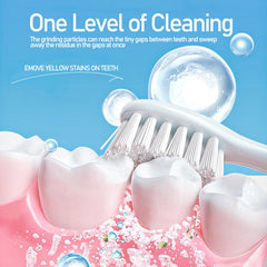 Whitening effect and smooth enamel texture