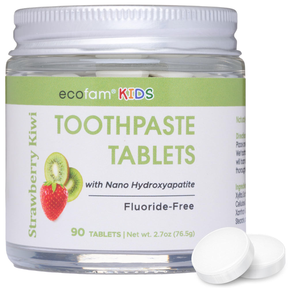 Hero image of Strawberry Kiwi toothpaste tablets