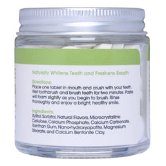 Travel-friendly toothpaste tablets in compact packaging
