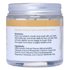 Travel-friendly toothpaste tablets in a compact kit