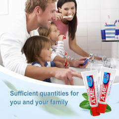 Travel-friendly toothpaste fits in pocket or bag