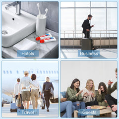 Ideal for hotels, camping, vacations, and on-the-go