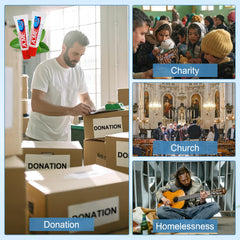 Can be donated to charities and shelters