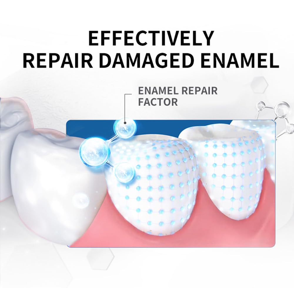 Close-up of nano hydroxyapatite particles for enamel protection