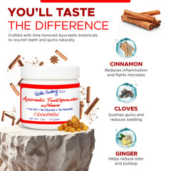Ginger Lemongrass flavor packaging for Ayurvedic powder