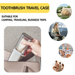 Product dimensions of Topavatop toothbrush travel case (7.87 x 2 x 3 inches)